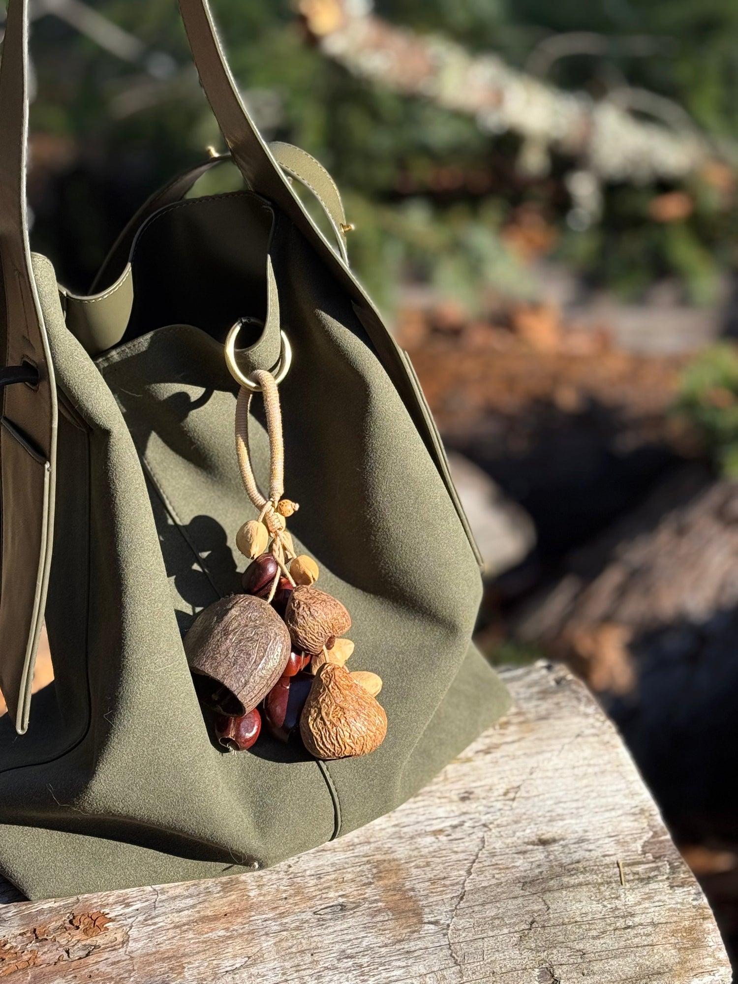Natural Bag Charms