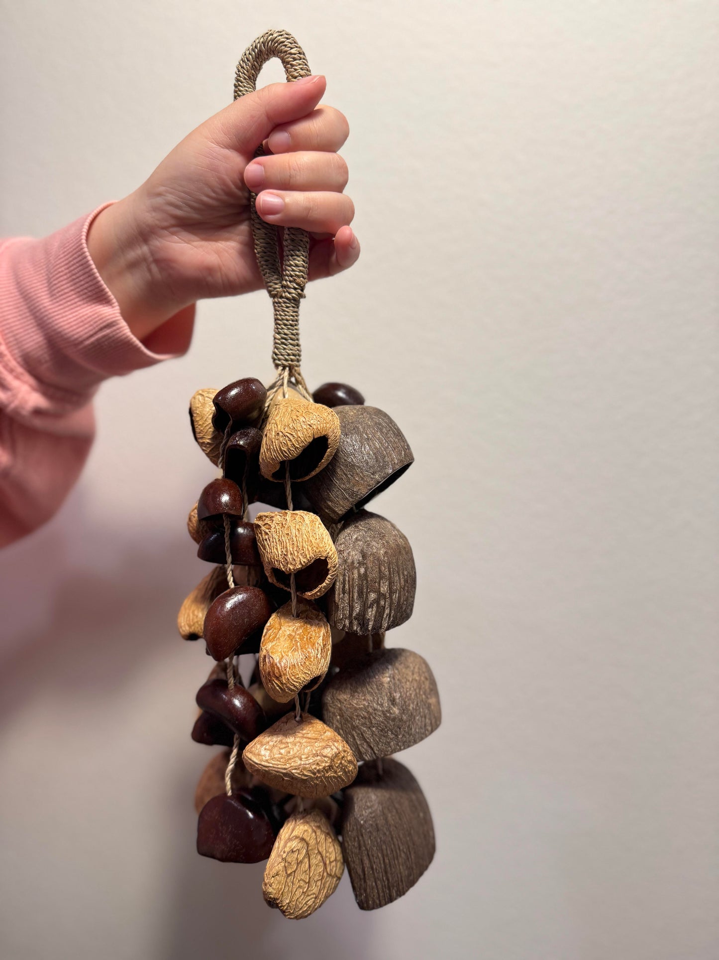 Natural Shell Wind Chime, Healing Water Sound, Meditation Decor