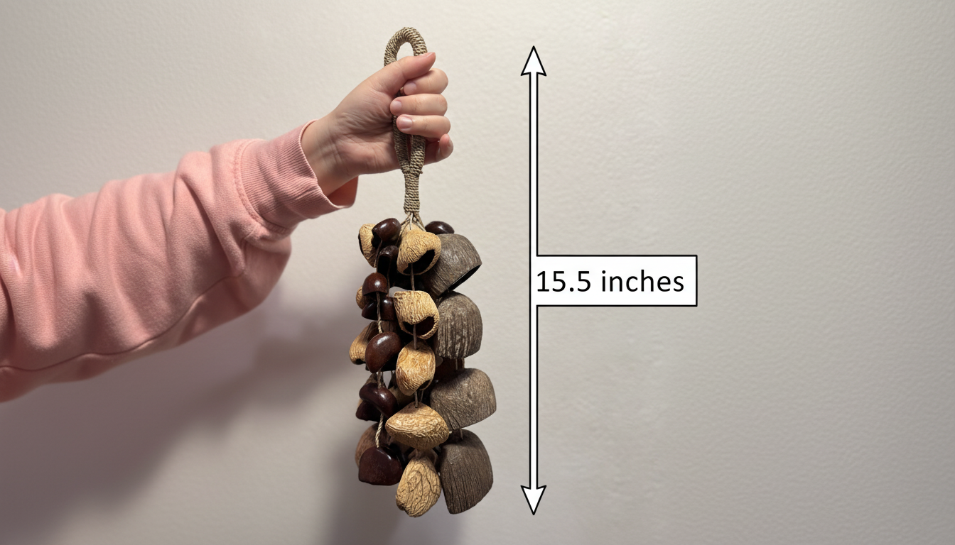 Natural Shell Wind Chime, Healing Water Sound, Meditation Decor